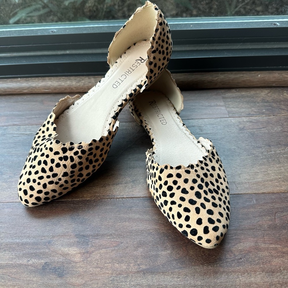 Cheetah Print Size 7.5 Flats